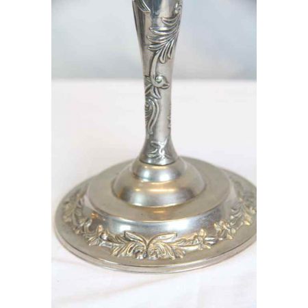 Kerzenleuchter Messing versilbert 