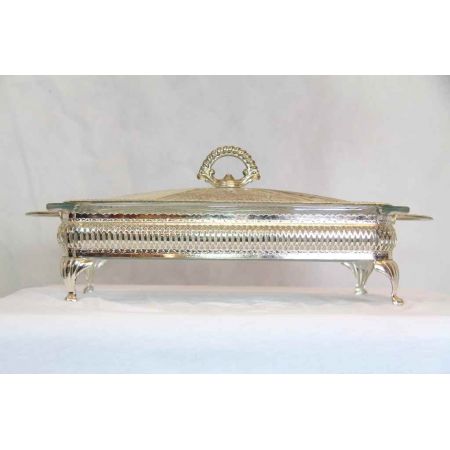 Antike Goldschale mit Deckel