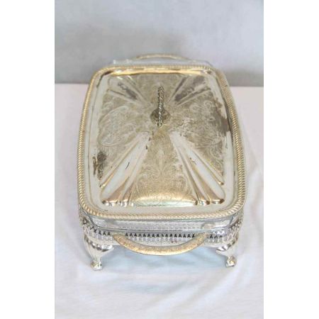 Antike Goldschale mit Deckel