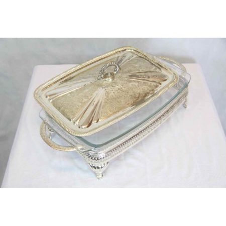 Antike Goldschale mit Deckel