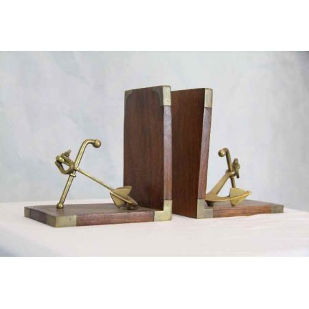 Buchstützen mit Anker