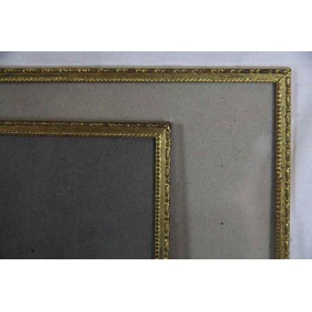 Bilderrahmen Gold x2