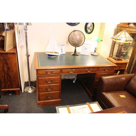 Schreibtisch Mahagoni Pedatal Desk massiv Mahagoni Original