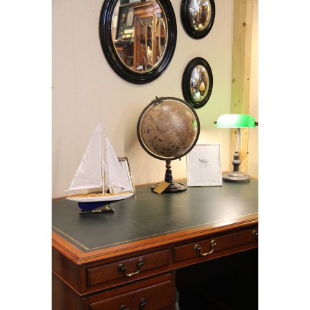 Schreibtisch Mahagoni Pedatal Desk massiv Mahagoni Original