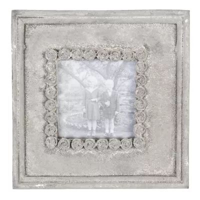 Clayre & Eef Rustikaler Bilderrahmen "Rosen" 9*9cm