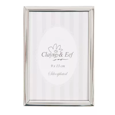 Clayre & Eef Schöner Bilderrahmen Chrom 9*13cm