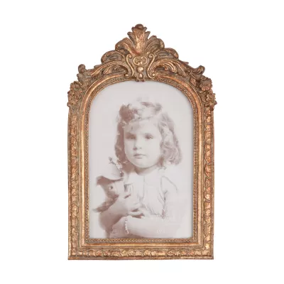 Clayre & Eef Goldener Bilderrahmen 10*15cm
