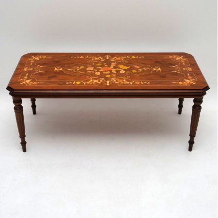 Antiker Intarsien-Kaffeetisch "French Style"