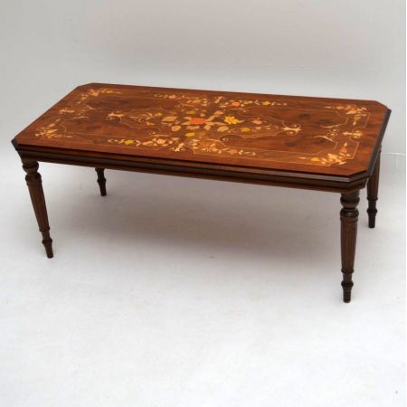 Antiker Intarsien-Kaffeetisch "French Style"