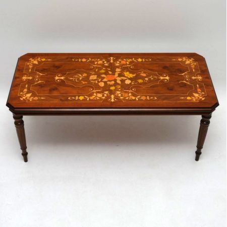 Antiker Intarsien-Kaffeetisch "French Style"