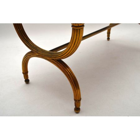 Antiker französischer Marmor-Kaffeetisch