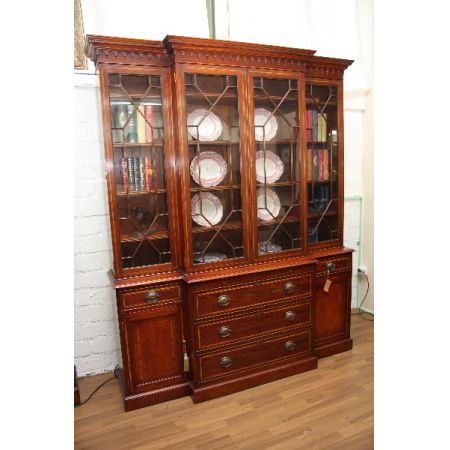 Breakfront Bookcase Edwardian