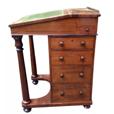 Einmaliger Regency Palisander Davenport Schreibtisch englisch ca 1800