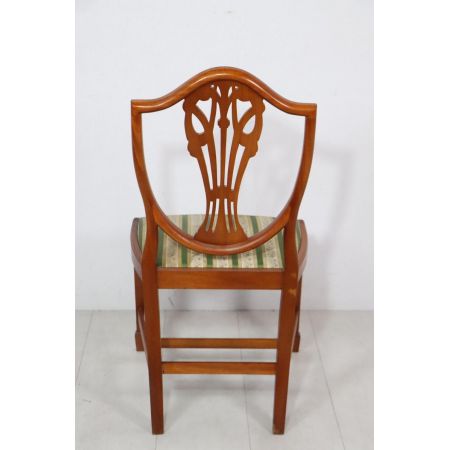 2er Set englische Shield Back Chairs / Stühle, Georgian Style, in Mahagoni