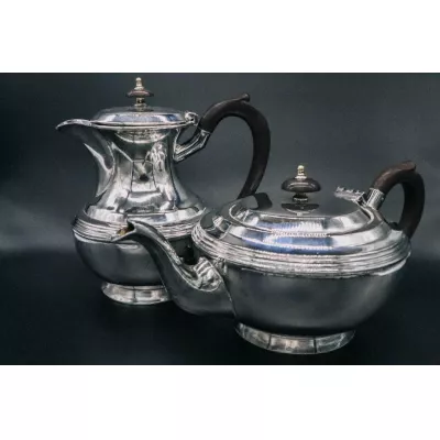 2x Kannen Set Silber Plated  Tea and Coffee