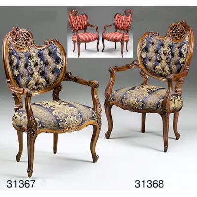 Fireside Chair, French, Right