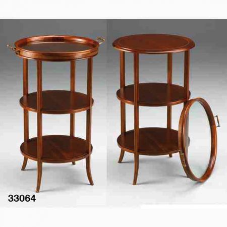 "Two Tier Glass Topped Table" - Kleiner Tisch