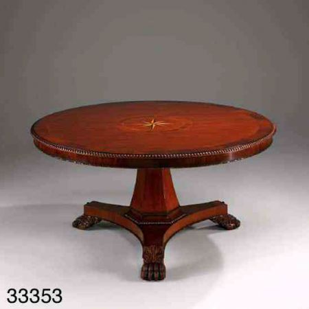 Esstisch Empire Round Base Table  Tisch Rund