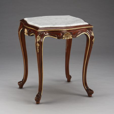 "Louis XV Side Table Marble Top" - kleiner Tisch