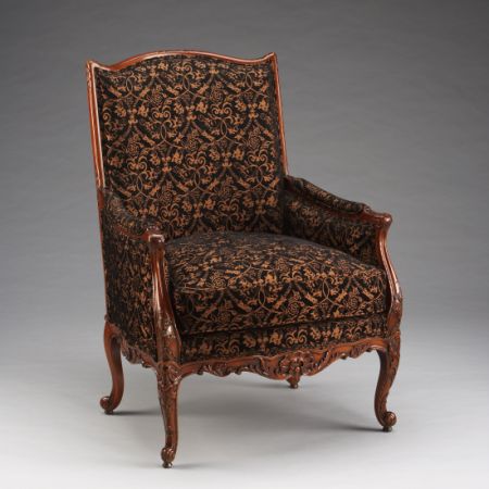 French Carved Bergere