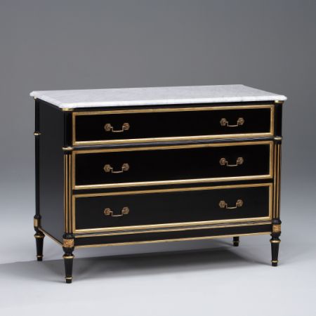 French Dresser Kommode mit Marmor Top