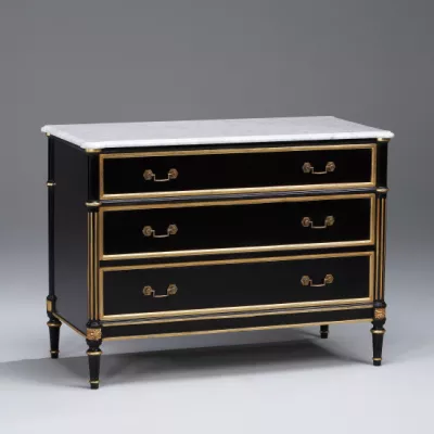 French Dresser Kommode mit Marmor Top
