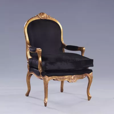 Louis XV Fauteuil with Pillow