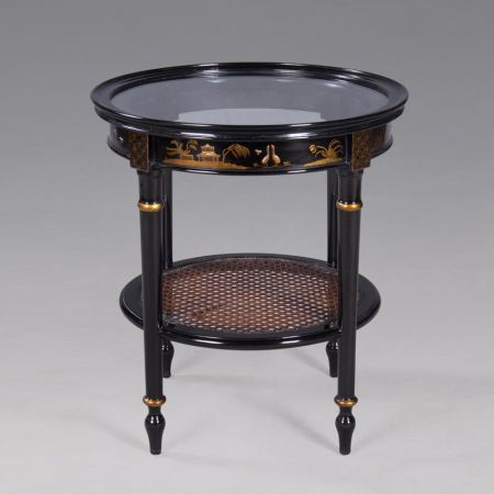 Chinoiserie Side Table Round