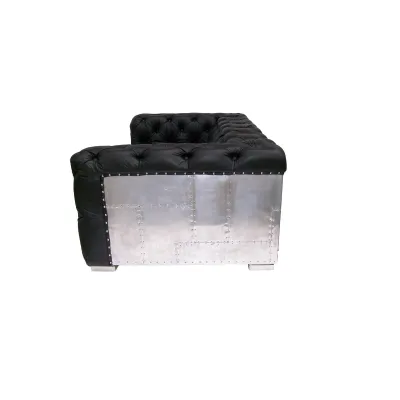 Französisches Sofa mit Knopfheftung