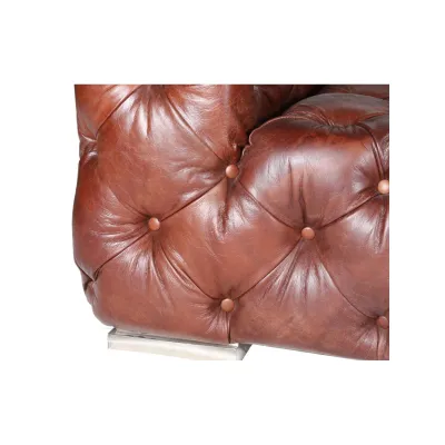 Französisches Sofa in Braun