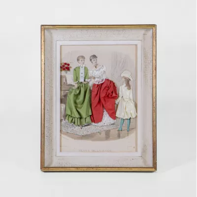 Altes französisches Bild „Revue de la Mode“