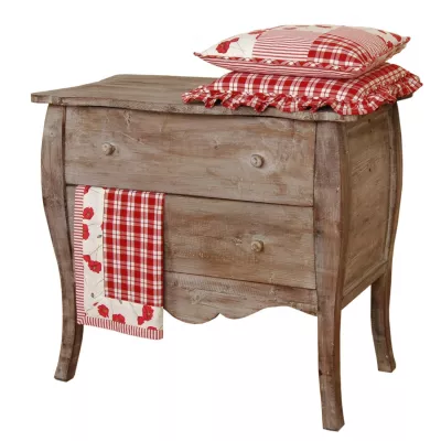 Clayre & Eef Bett-Kommode Holz 81*44*76 cm