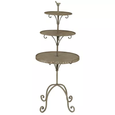 Clayre & Eef Etagere, Holz-Metall 125cm