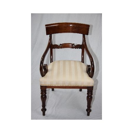 Victorian Armchair - Scroll back