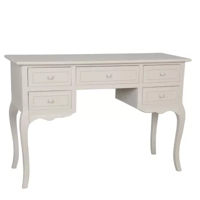 Clayre & Eef Kleiner Holzschreibtisch natur creme