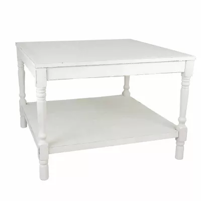 Clayre & Eef Praktischer Holztisch weiß