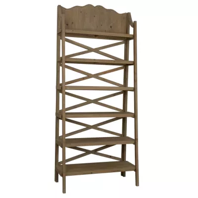Clayre & Eef Holzregal Braun 80*40*190 cm