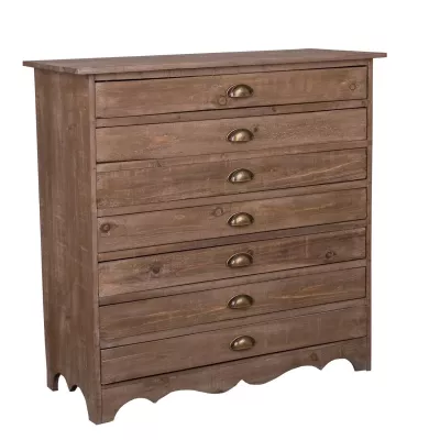 Clayre & Eef Wooden cabinet 89x38.5x89 cm