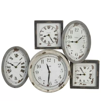 Clayre & Eef WeltUhr Set 58*42.5 cm