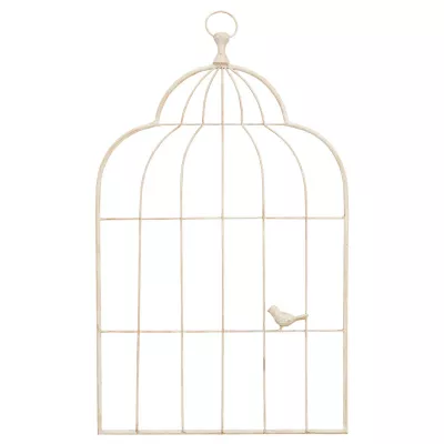 Clayre & Eef Fotohalter Kartenhalter Vogelkäfig ca. 45 x 75 cm