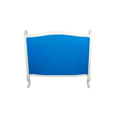 Fanzösisches Sofa in Weiß & Blau