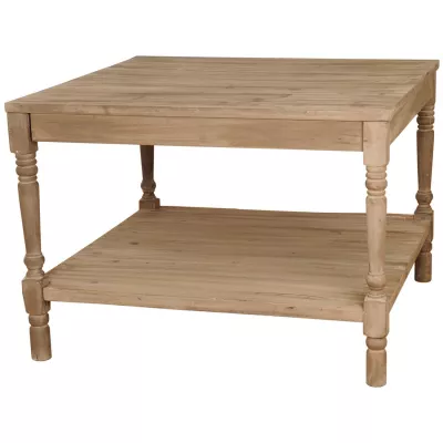 Clayre & Eef Praktischer Holztisch braun