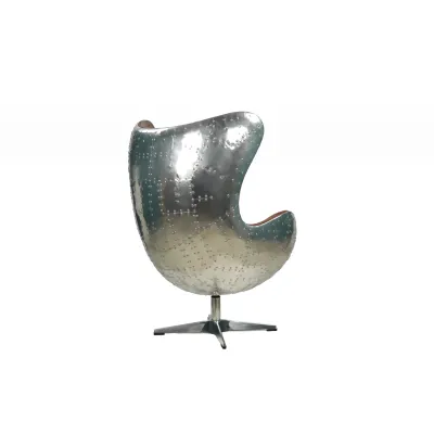 Französischer Sessel in Braun