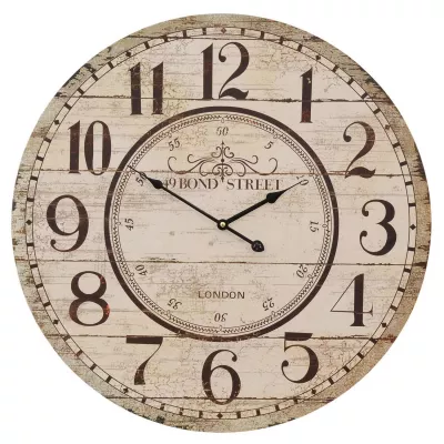 Clayre & Eef Wanduhr Ø 60x5 cm / 1xAA