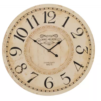 Clayre & Eef Wanduhr Ø 60x5 cm