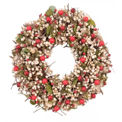 Clayre & Eef Dekoration Blumenkranz Ø25cm