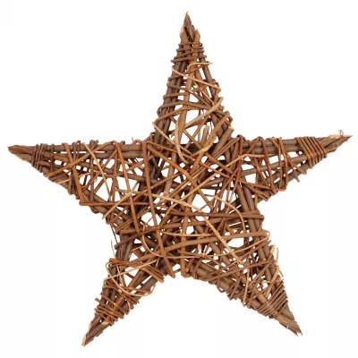 Clayre & Eef Wundervoller Naturholz-Stern, 50cm