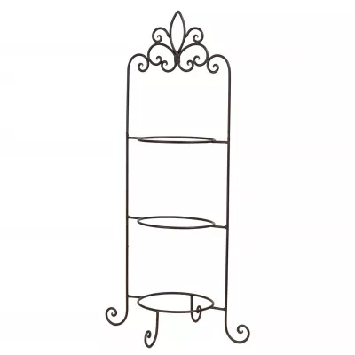 Clayre & Eef Etagere Braun ca. 38 x 30 x 77 cm