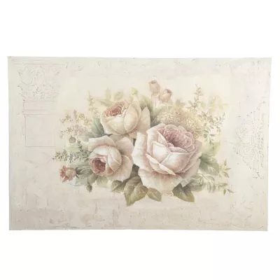 Clayre & Eef Bild mit Blumenstraussmotiv