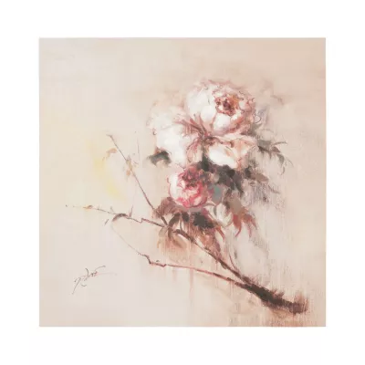 Clayre & Eef Bild Blüme ca. 80 x 80 x 3 cm